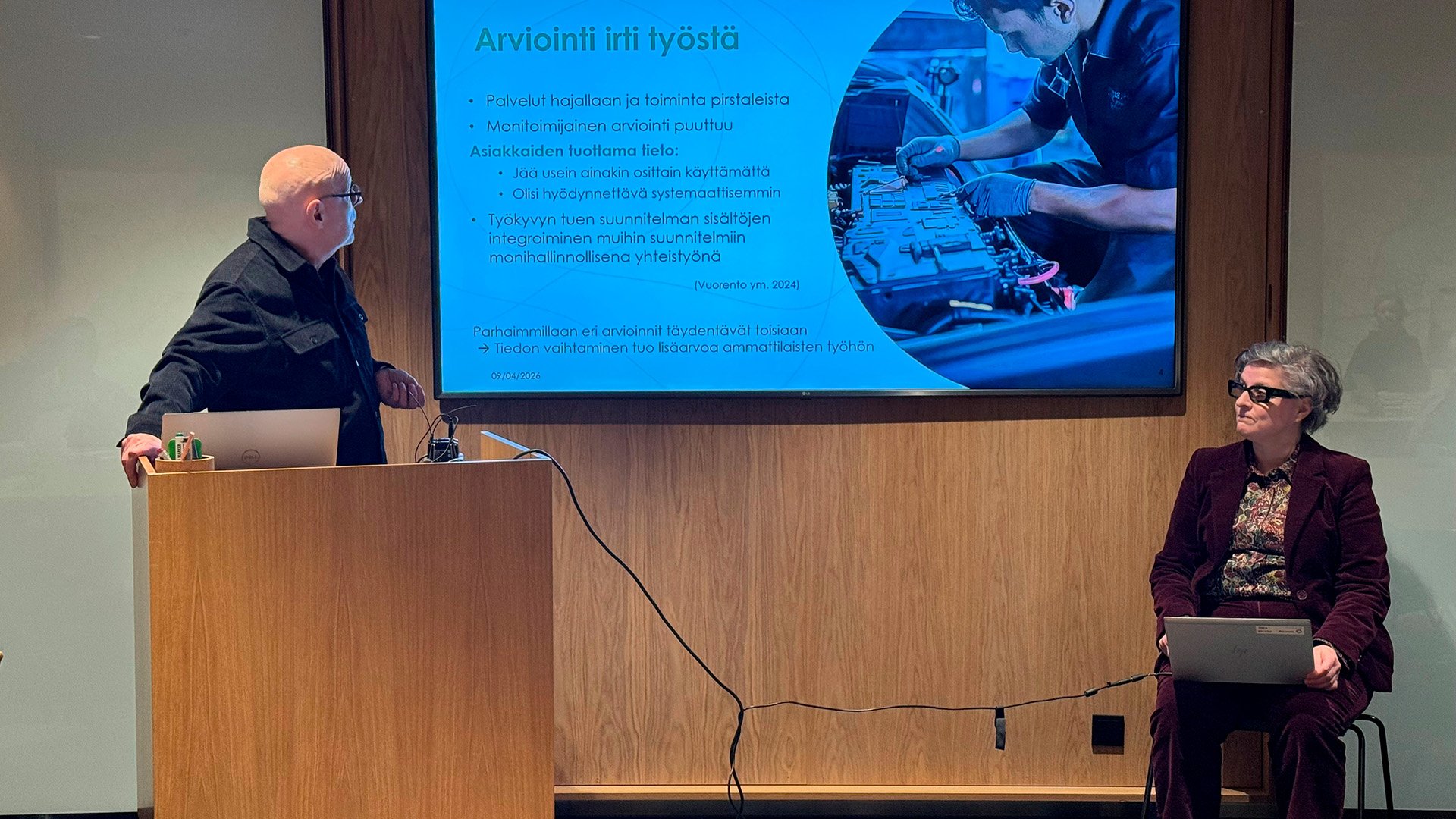 Sanna Sirén ja Jarmo Junttanen